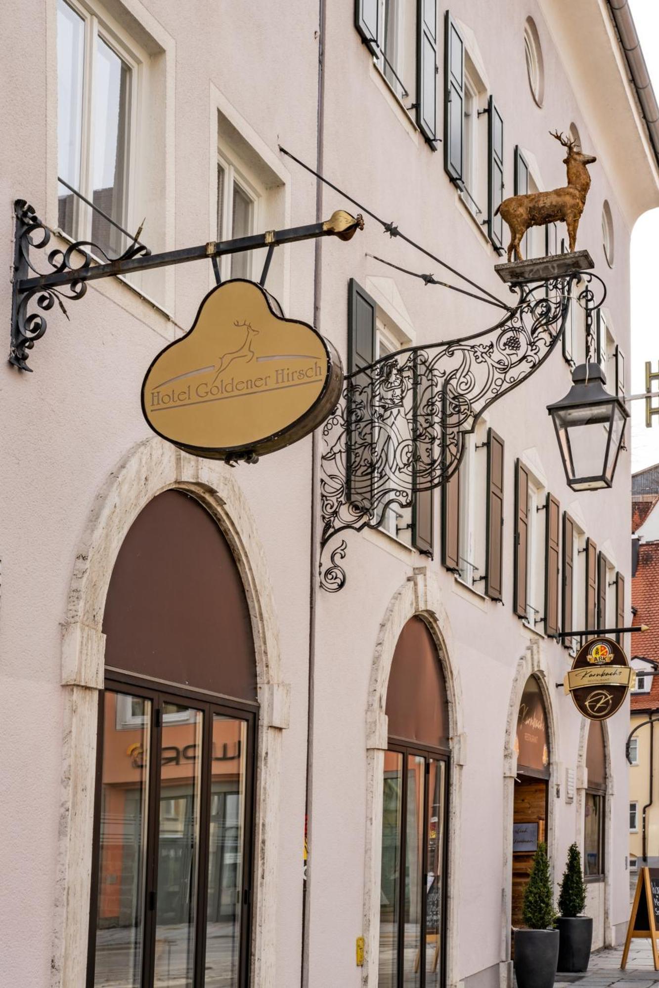 Hotel Goldener Hirsch Kaufbeuren Eksteriør bilde
